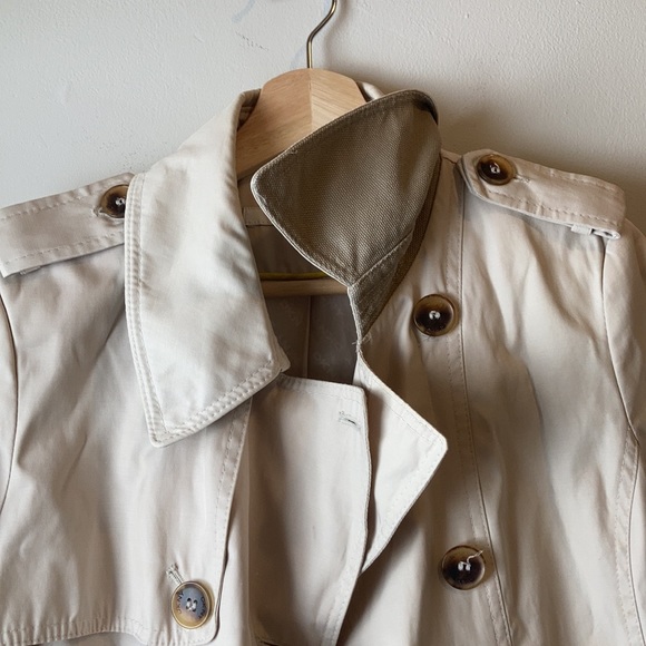 DKNY double breasted rain trench coat - Picture 8 of 9